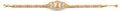 14K Yellow Gold Religious Bracelet - AB1044