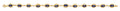 14K Yellow Gold Light Link ID & Evil Eye Bracelet - AB1053