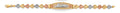 14K Yellow Gold 15 Años & Lucky Bracelet - AB1056