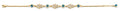 14K Yellow Gold Light Link ID & Evil Eye Bracelet - AB1057
