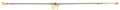 14K Yellow Gold Light Link ID & Evil Eye Bracelet - AB1059