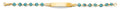 14K Yellow Gold Light Link ID & Evil Eye Bracelet - AB1068