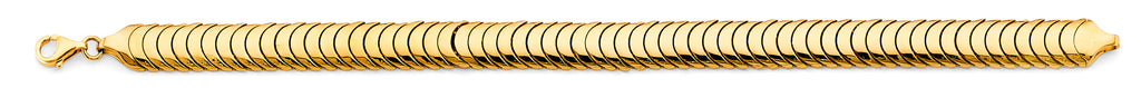 14K Yellow Gold Assorted Fancy Bracelet - AB1070