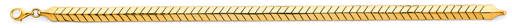 14K Yellow Gold Assorted Fancy Bracelet - AB1071