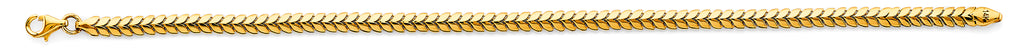 14K Yellow Gold Assorted Fancy Bracelet - AB1072