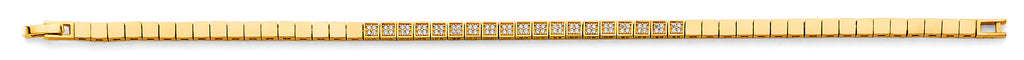 14K Yellow Gold Assorted Fancy Bracelet - AB1078
