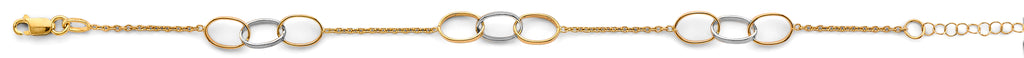 14K Yellow Gold Light Necklace & Bracelet - AB1083