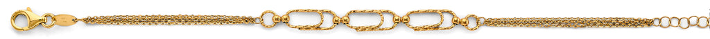 14K Yellow Gold Light Necklace & Bracelet - AB1084