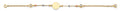 14K Yellow Gold Light Necklace & Bracelet - AB1089