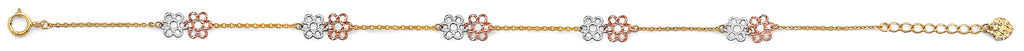 14K Yellow Gold Light Necklace & Bracelet - AB1095