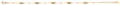 14K Yellow Gold Light Necklace & Bracelet - AB1096