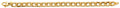 14K Yellow Gold Hollow Necklace & Bracelet - AB1105