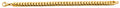 14K Yellow Gold Hollow Necklace & Bracelet - AB1106