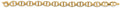 14K Yellow Gold Hollow Necklace & Bracelet - AB1108