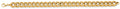 14K Yellow Gold Hollow Necklace & Bracelet - AB1112