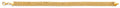 14K Yellow Gold Hollow Necklace & Bracelet - AB1114