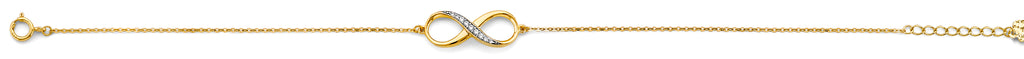 14K Yellow Gold Light Necklace & Bracelet - AB1118