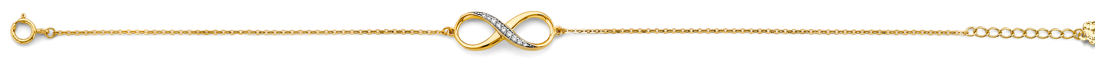 14K Yellow Gold Light Necklace & Bracelet - AB1118