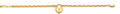 14K Yellow Gold Hollow Necklace & Bracelet - AB1123