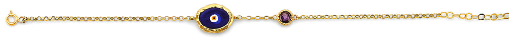 14K Yellow Gold Light Necklace & Bracelet - AB1129