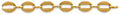 14K Yellow Gold Hollow Necklace & Bracelet - AB1132