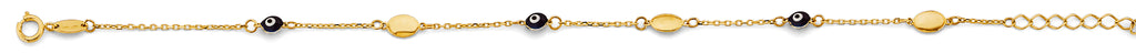 14K Yellow Gold Light Necklace & Bracelet - AB1134