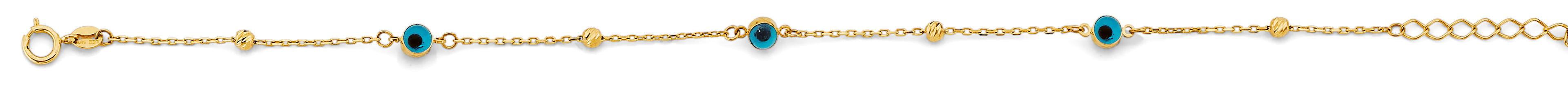 14K Yellow Gold Light Necklace & Bracelet - AB1135
