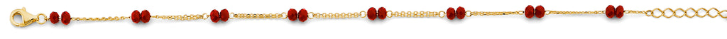 14K Yellow Gold Light Necklace & Bracelet - AB1136