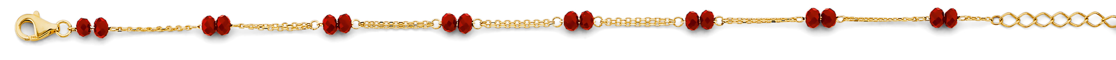 14K Yellow Gold Light Necklace & Bracelet - AB1136