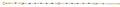14K Yellow Gold Light Necklace & Bracelet - AB1137