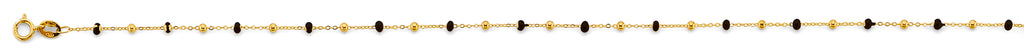 14K Yellow Gold Light Necklace & Bracelet - AB1140