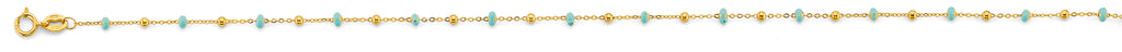 14K Yellow Gold Light Necklace & Bracelet - AB1141