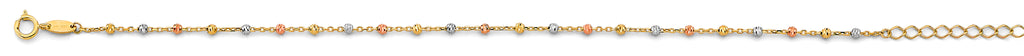 14K Yellow Gold Light Necklace & Bracelet - AB1142