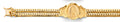 14K Yellow Gold Men's & Link Bracelet - AB1146