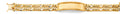 14K Yellow Gold Men's & Link Bracelet - AB1150