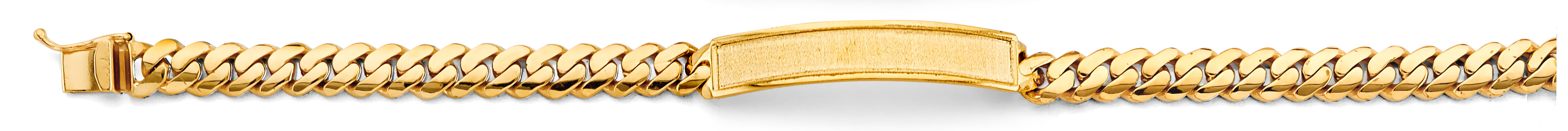 14K Yellow Gold Men's & Link Bracelet - AB1158