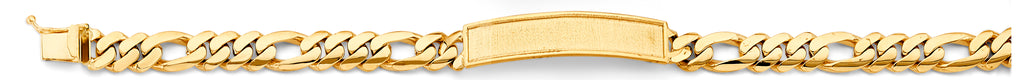 14K Yellow Gold Men's & Link Bracelet - AB1160