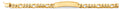 14K Yellow Gold Men's & Link Bracelet - AB1160