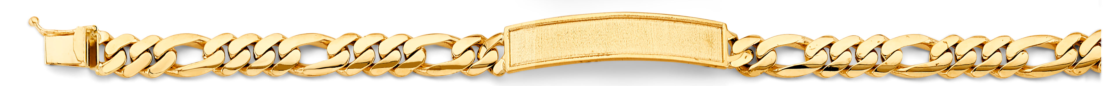 14K Yellow Gold Men's & Link Bracelet - AB1160