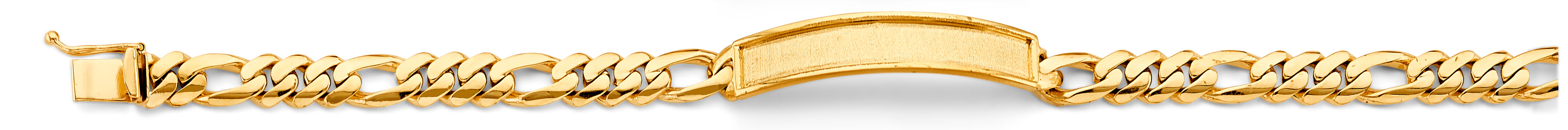 14K Yellow Gold Men's & Link Bracelet - AB1161