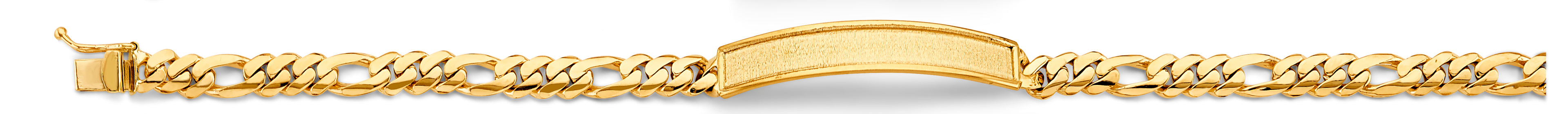 14K Yellow Gold Men's & Link Bracelet - AB1162