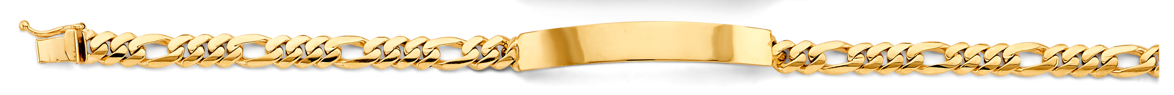 14K Yellow Gold Men's & Link Bracelet - AB1163