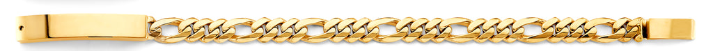 14K Yellow Gold Men's & Link Bracelet - AB1168