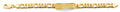 14K Yellow Gold Baby ID Bracelet - AB1169