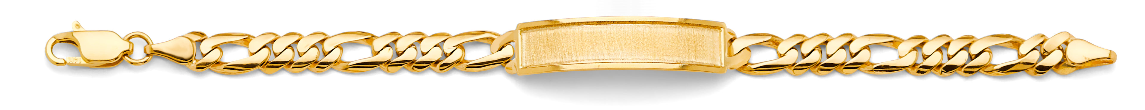 14K Yellow Gold Baby ID Bracelet - AB1170