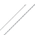 14K Yellow Gold Solid Solid Super Light Rope D.C. 2.3mm Chain - CH-0142