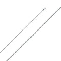 14K Yellow Gold Solid Solid Super Light Rope D.C. 1.5mm Chain - CH-0144
