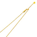 14K Yellow Gold Adjustable Chain & Necklaces Chain - CH173