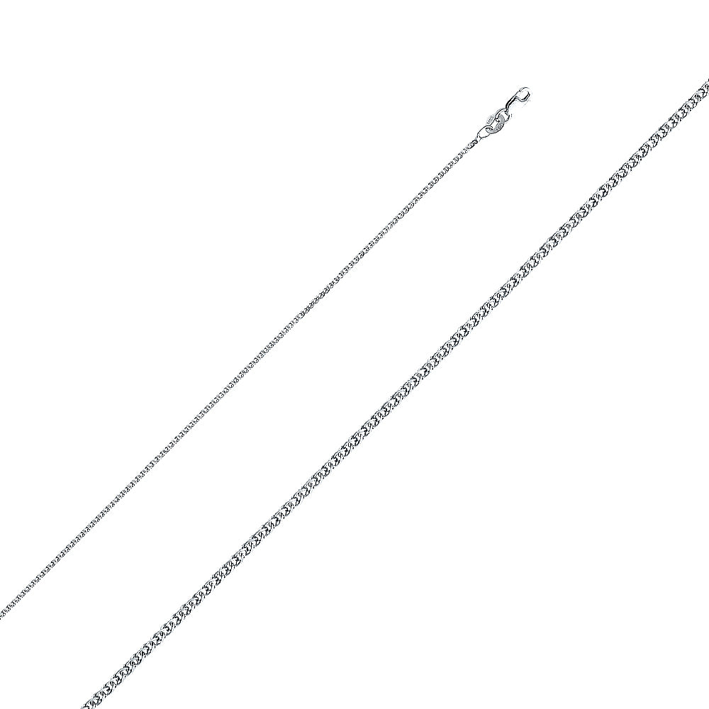 14K Yellow Gold Flat Open Wheat 1.2mm Chain - CH-0191