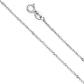 14K Yellow Gold Singapore 0.9mm Chain - CH-0213